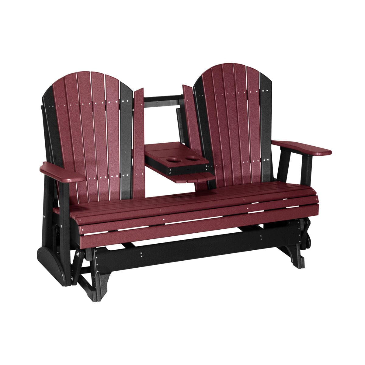 LuxCraft Poly 5' Adirondack Glider