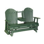 LuxCraft Poly 5' Adirondack Glider