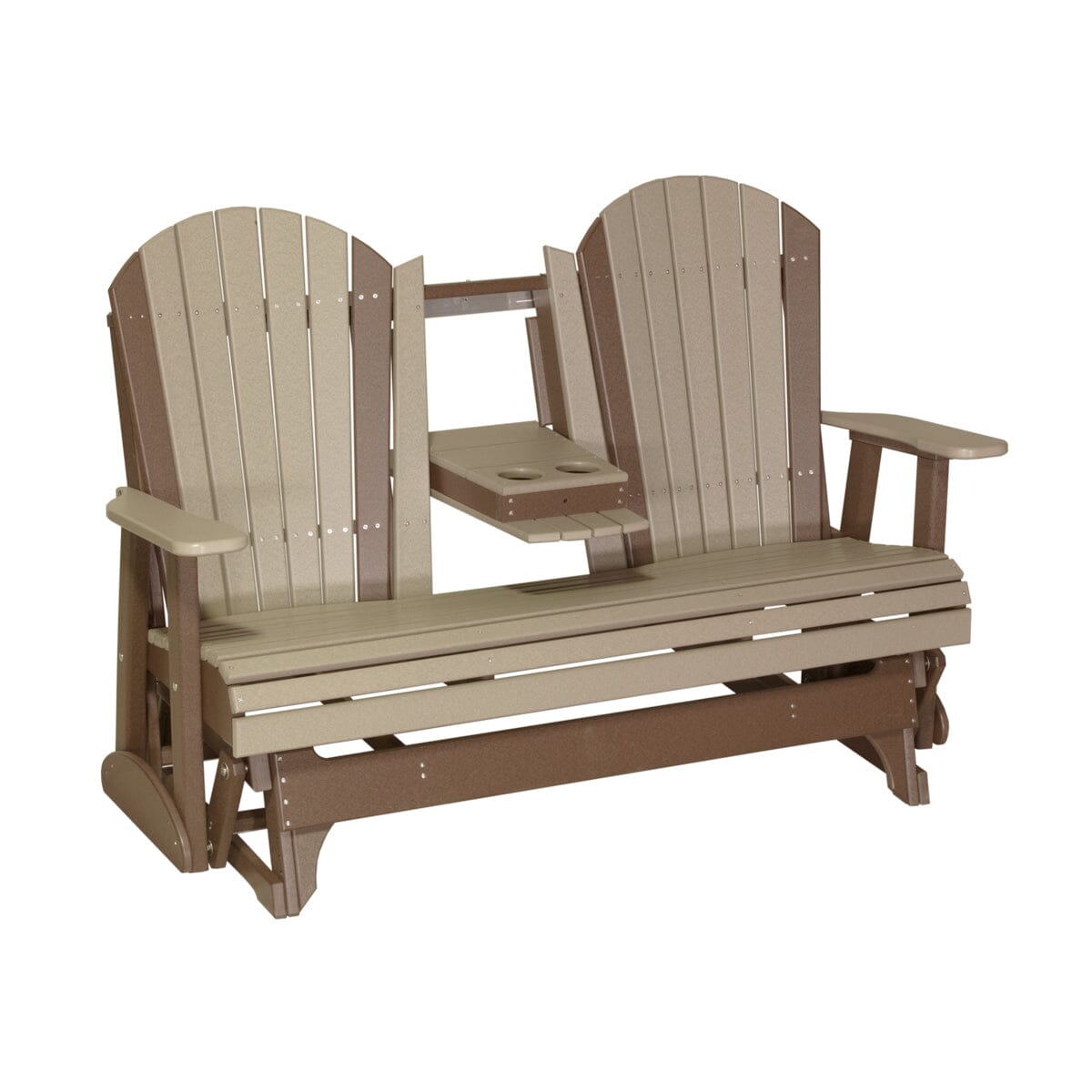 LuxCraft Poly 5' Adirondack Glider