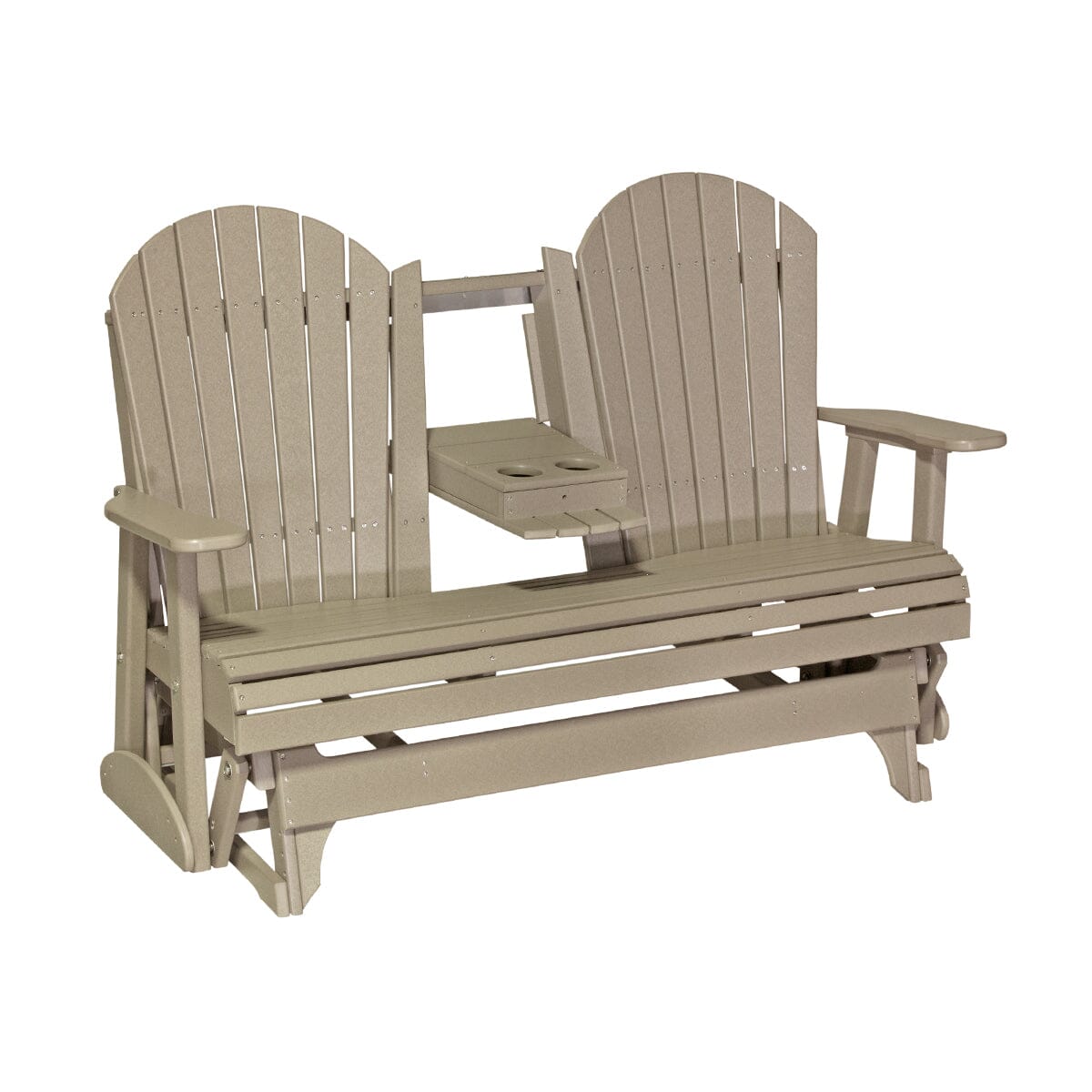 LuxCraft Poly 5' Adirondack Glider