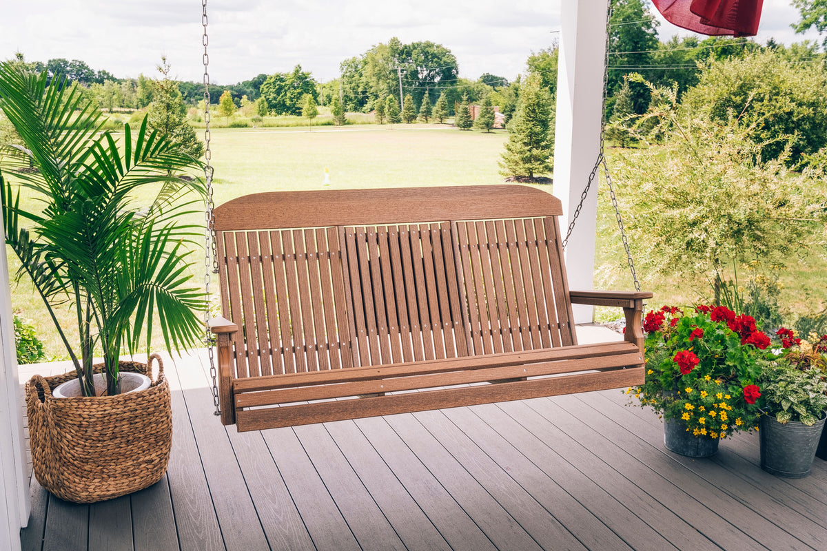 Porch Swings — Handcrafted Wood | From $229 | Magnolia Porch Swings