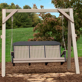 LuxCraft Classic Poly Porch Swing  with Flip Console - 5 Foot