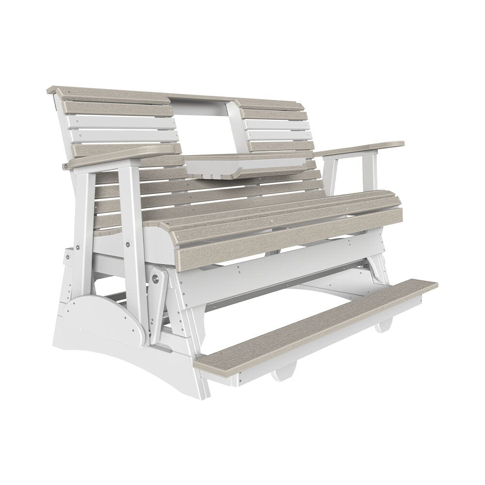 LuxCraft Poly 5' Plain Balcony Glider
