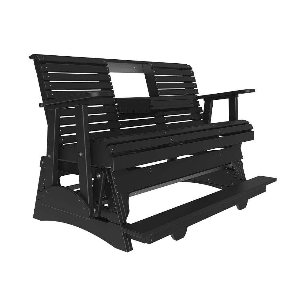 LuxCraft Poly 5' Plain Balcony Glider