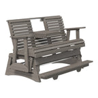 LuxCraft Poly 5' Plain Balcony Glider