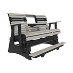 LuxCraft Poly 5' Plain Balcony Glider