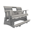 LuxCraft Poly 5' Plain Balcony Glider
