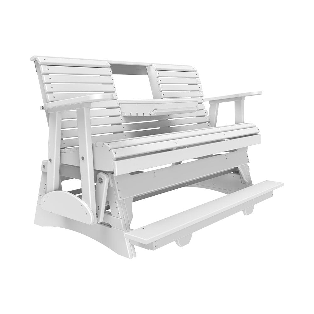 LuxCraft Poly 5' Plain Balcony Glider