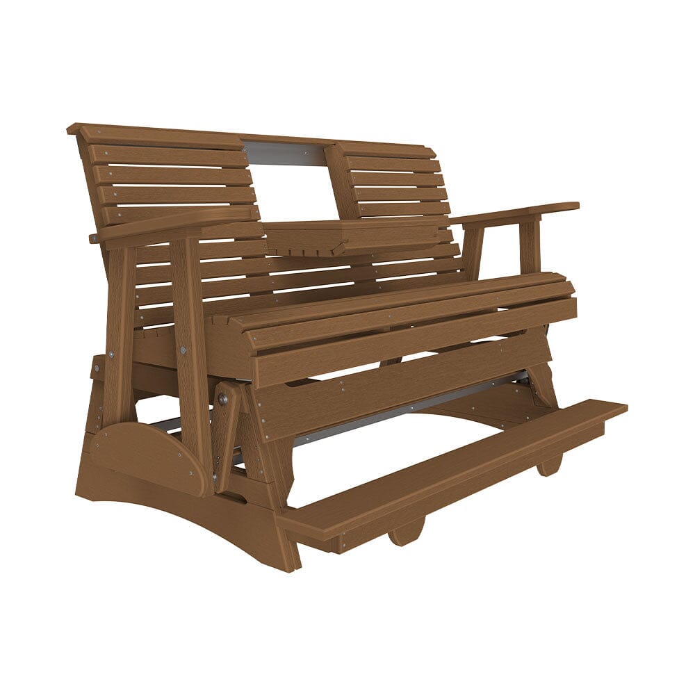 LuxCraft Poly 5' Plain Balcony Glider