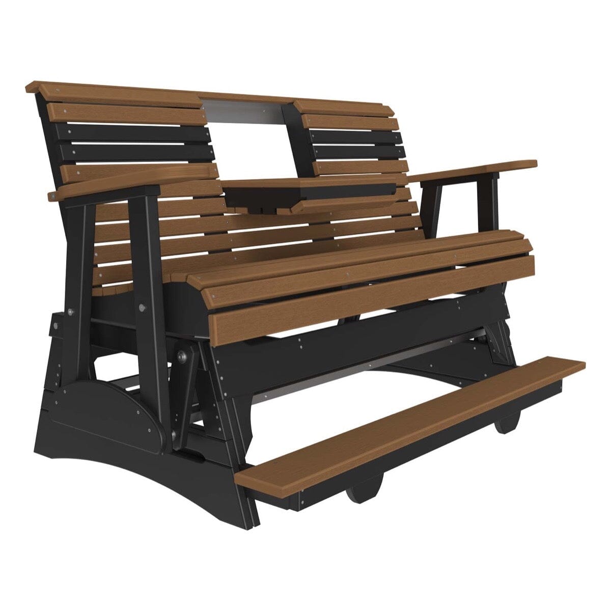 LuxCraft Poly 5' Plain Balcony Glider