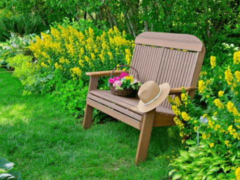 LuxCraft Poly 4' Classic Bench