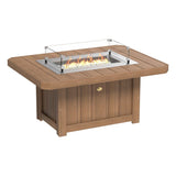 LuxCraft Poly 5 Piece Fire Pit Table & Chairs Set