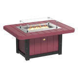 LuxCraft Poly 5 Piece Fire Pit Table & Chairs Set