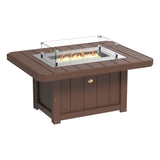 LuxCraft Poly 5 Piece Fire Pit Table & Chairs Set