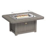 LuxCraft Poly 5 Piece Fire Pit Table & Chairs Set
