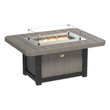 LuxCraft Poly 5 Piece Fire Pit Table & Chairs Set