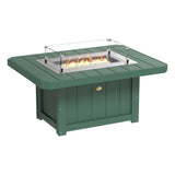 LuxCraft Poly 5 Piece Fire Pit Table & Chairs Set