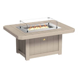 LuxCraft Poly 5 Piece Fire Pit Table & Chairs Set