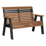 LuxCraft 4 Piece Plain Poly Bench & Table Set