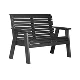 LuxCraft 4 Piece Plain Poly Bench & Table Set