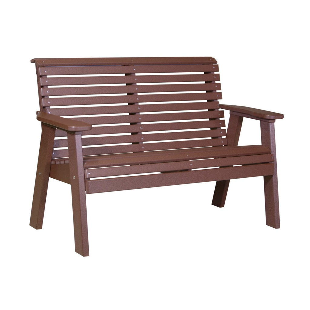 LuxCraft 4 Piece Plain Poly Bench & Table Set