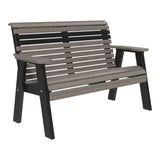 LuxCraft 4 Piece Plain Poly Bench & Table Set