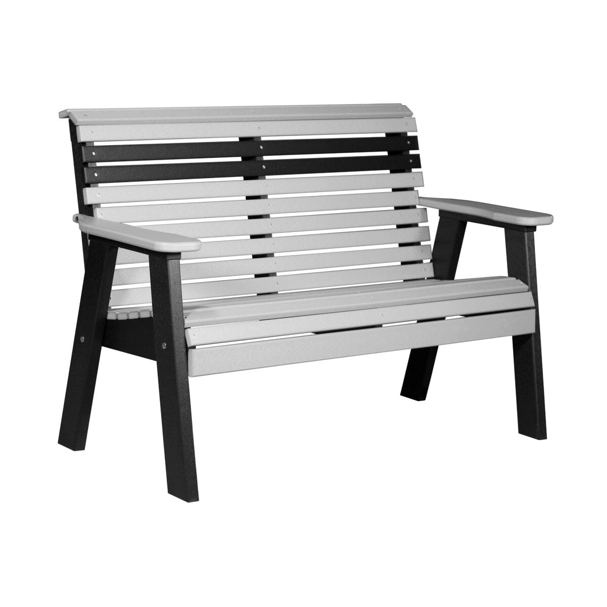 LuxCraft 4 Piece Plain Poly Bench & Table Set