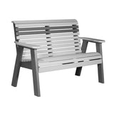 LuxCraft 4 Piece Plain Poly Bench & Table Set
