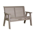 LuxCraft 4 Piece Plain Poly Bench & Table Set