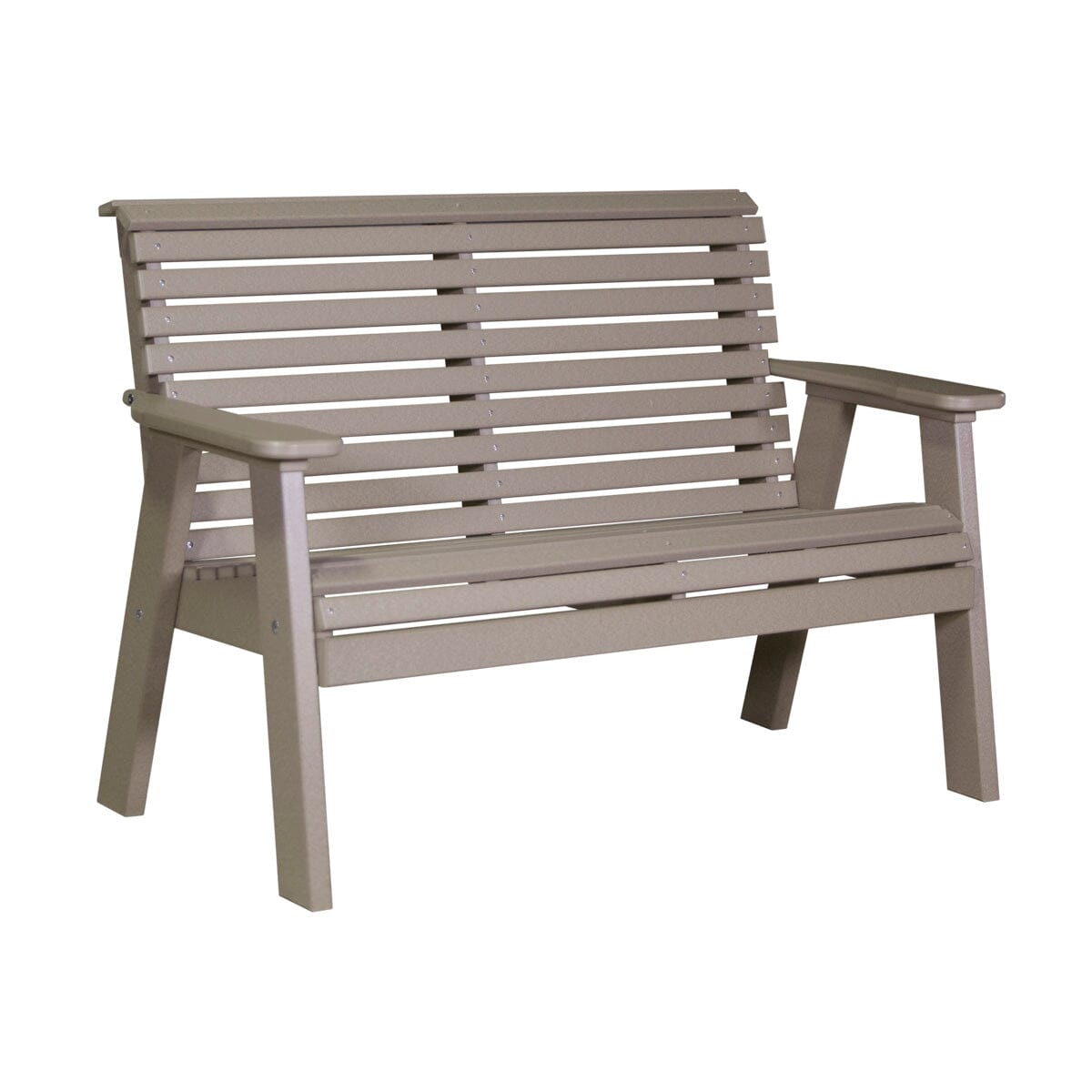 LuxCraft 4 Piece Plain Poly Bench & Table Set