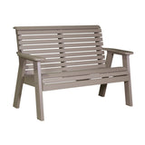 LuxCraft 4 Piece Plain Poly Bench & Table Set