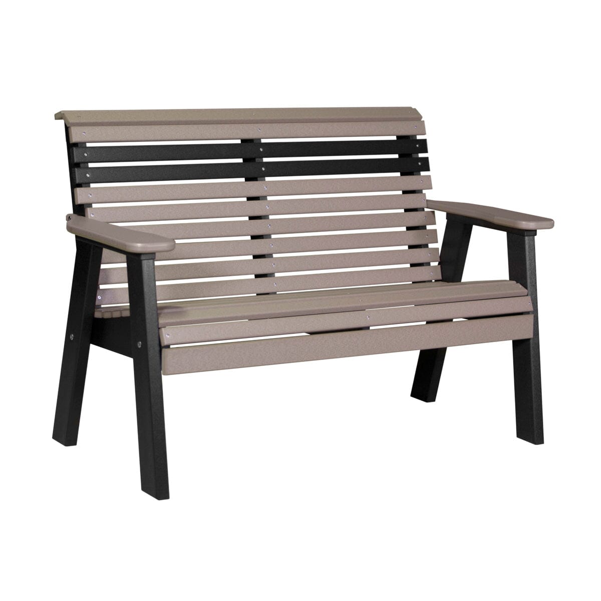LuxCraft 4 Piece Plain Poly Bench & Table Set