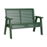 LuxCraft 4 Piece Plain Poly Bench & Table Set
