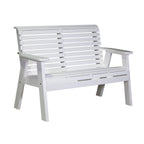 LuxCraft 4 Piece Plain Poly Bench & Table Set
