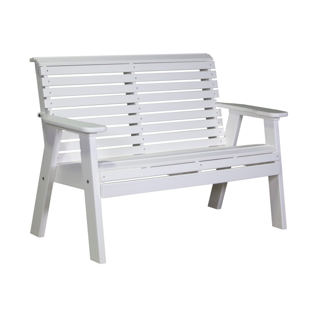 LuxCraft 4 Piece Plain Poly Bench & Table Set