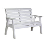 LuxCraft 4 Piece Plain Poly Bench & Table Set