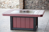 LuxCraft Poly 5 Piece Fire Pit Table & Chairs Set
