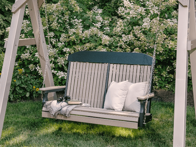 LuxCraft Classic Poly Porch Swing - 4 Foot