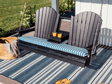 LuxCraft Adirondack Poly Porch Swing with Flip Console - 5 Foot