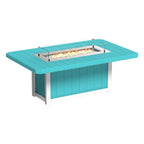 LuxCraft 7 Piece Fire Table & Chairs Dining Set
