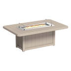 LuxCraft 7 Piece Fire Table & Chairs Dining Set