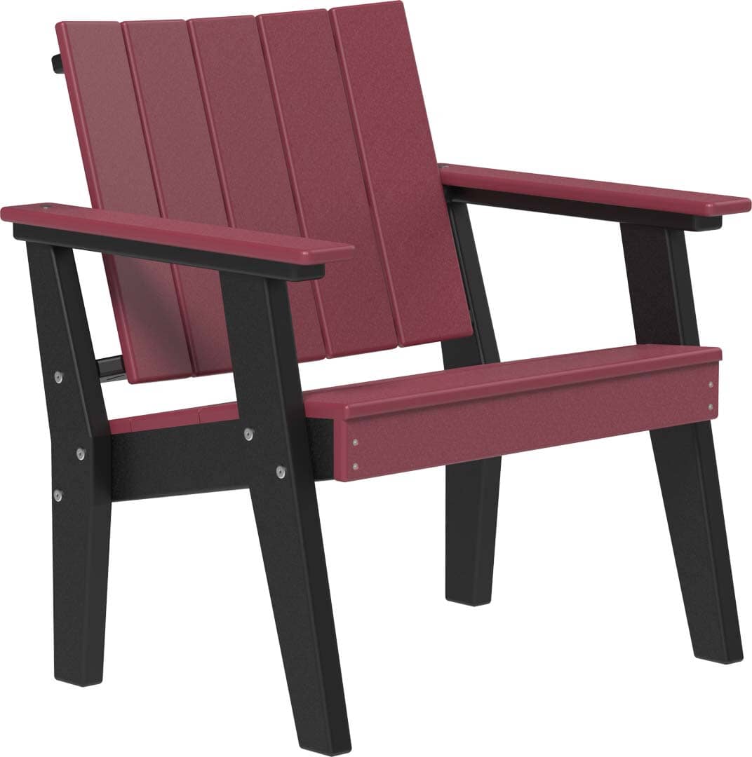 LuxCraft Poly 5 Piece Fire Pit Table & Chairs Set