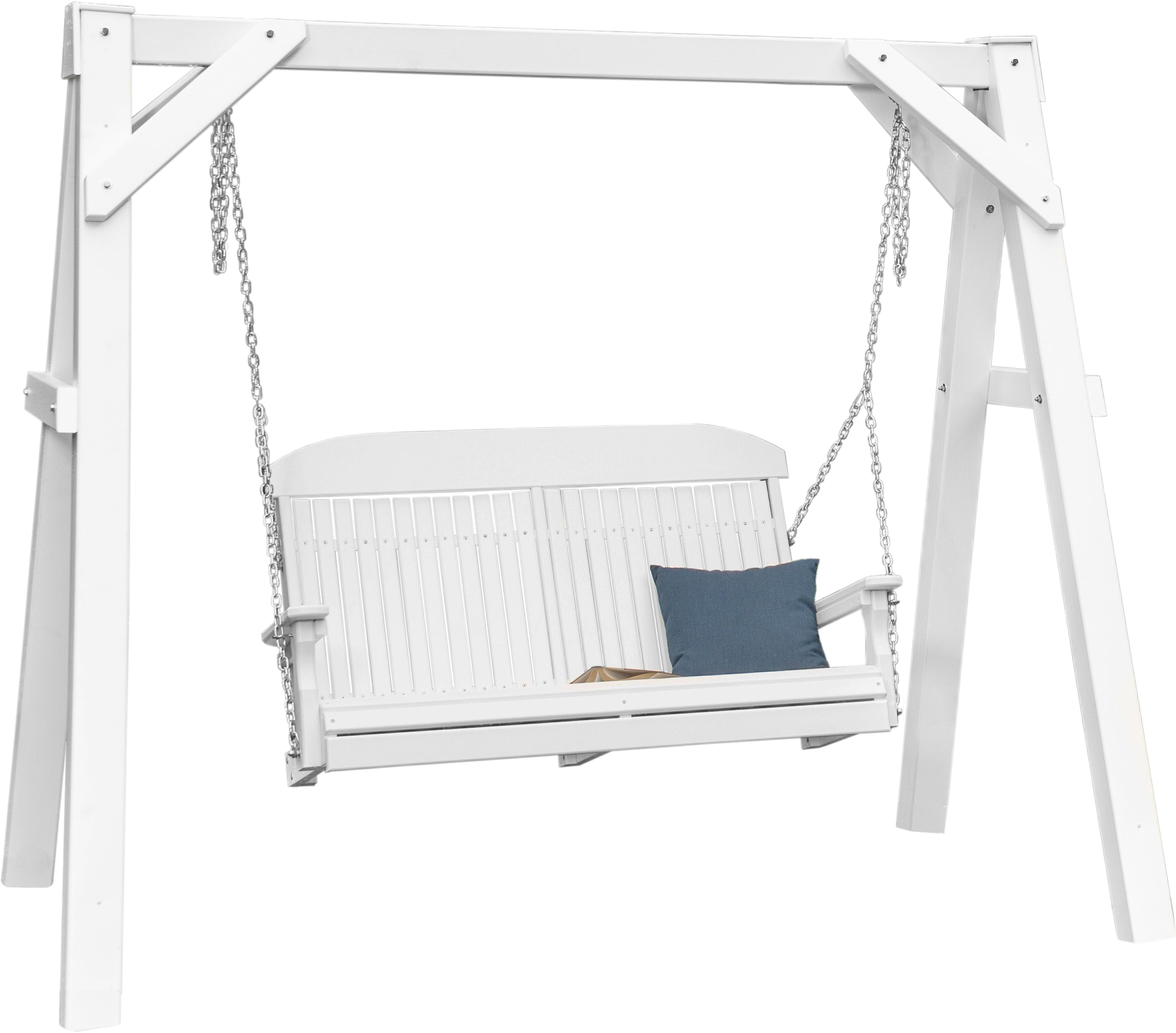 A-Frame Vinyl Swing Stand by LuxCraft