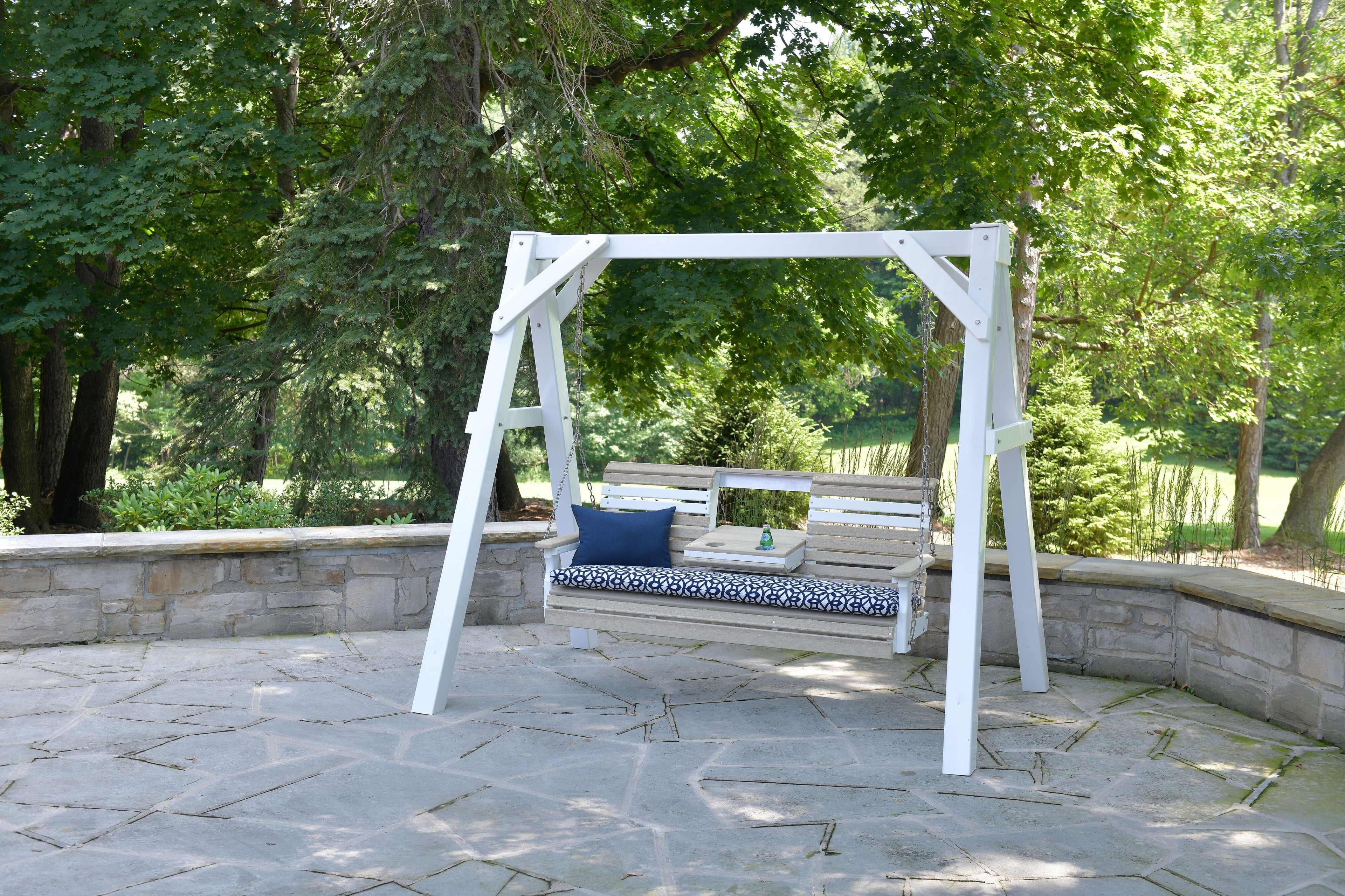 A-Frame Vinyl Swing Stand by LuxCraft
