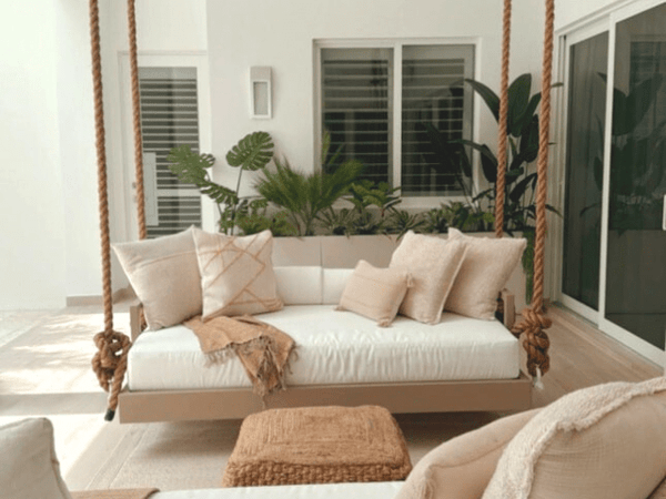 Magnolia Signature Teak Hanging Bed