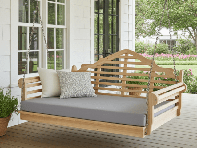 Marlboro Red Cedar Swing Bed
