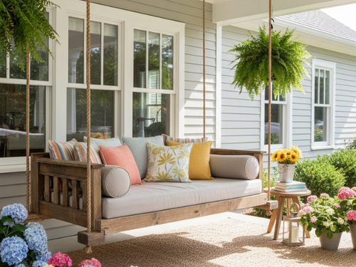 【直筆サイン入り】わたせ せいぞうSWING SWINGSINGINGVol.1 Oliver Lane Bed Swing & Cushion Set – Magnolia Porch Swings