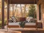 Teak Wood Outdoor Bed Swing | The Olivia Design by Magnolia