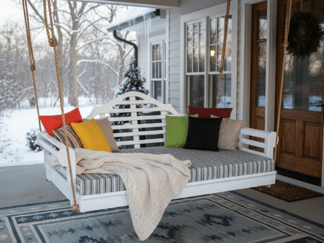 Marlboro Pine Twin Size Swing Bed