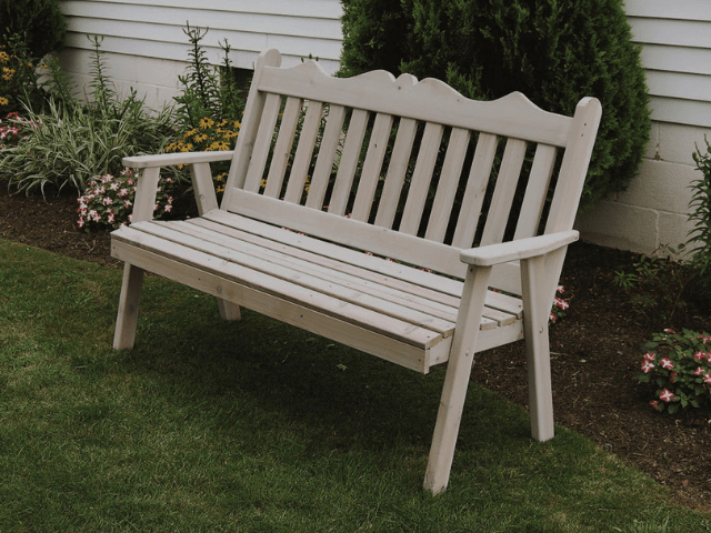 Royal English Garden Red Cedar Bench